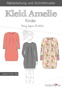 Fadenkäfer Papierschnittmuster Kleid Amelie Kinder